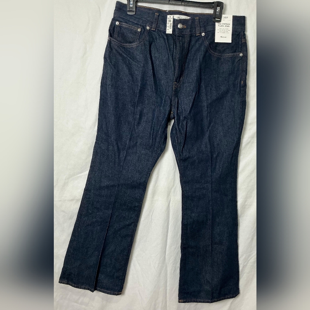 Madewell Men's Deep Indigo Straight Jeans